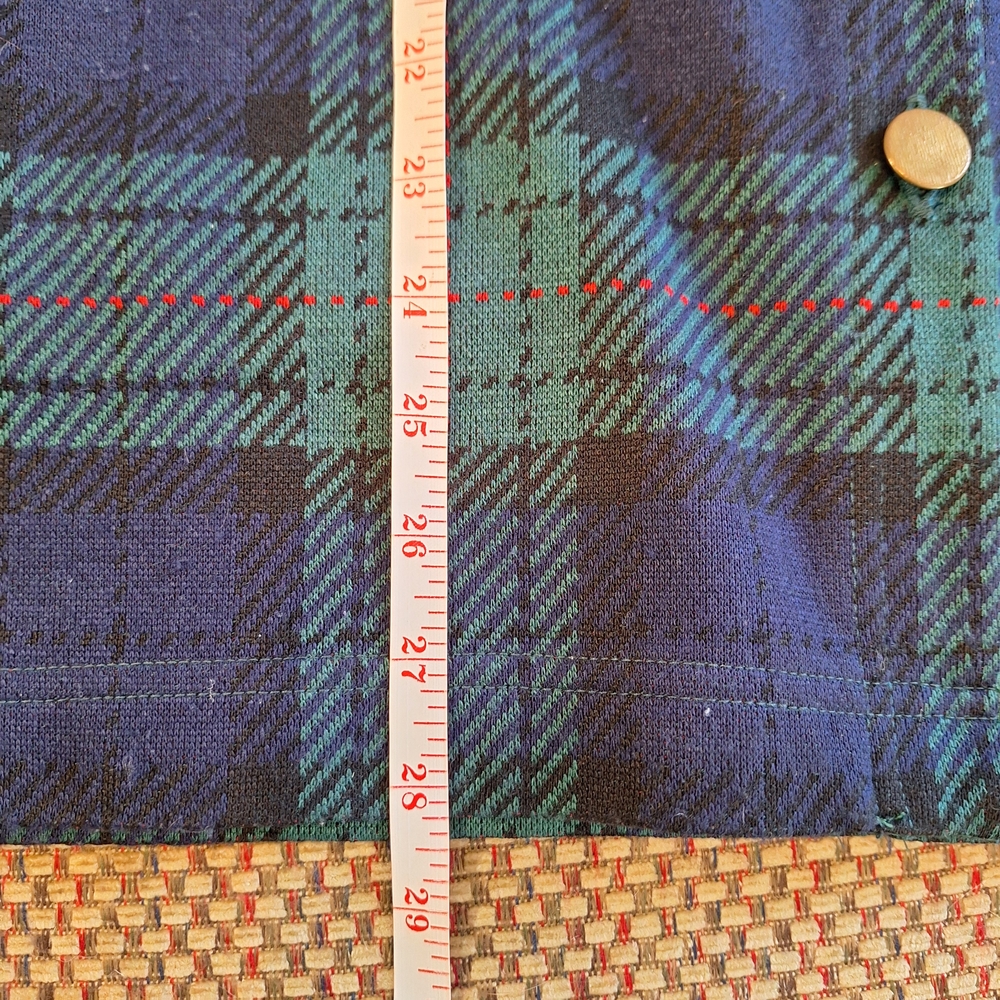 Cathy Daniels Vintage Plaid Knit Cardigan - Picture 7 of 12